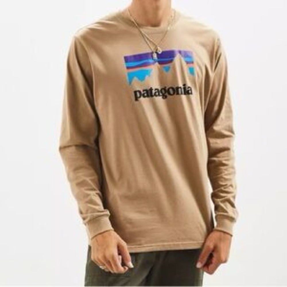 Patagonia Up And Out Capilene Tan Long Sleeve Shirt